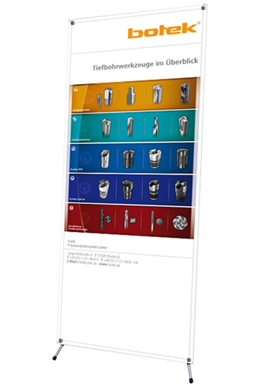 Blickstoff - Werbedisplay X-Banner Bild 1